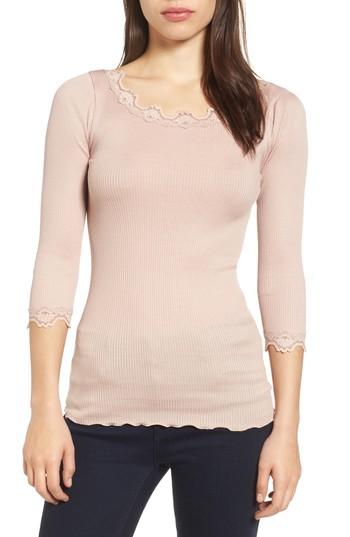 Women's Rosemunde Babette Lace Trim Top - Beige