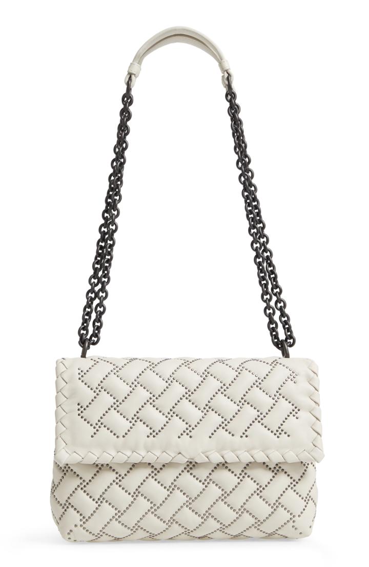 Bottega Veneta Small Olympia Studded Leather Shoulder Bag -