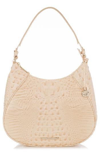 Brahmin Amira Leather Shoulder Bag - Beige