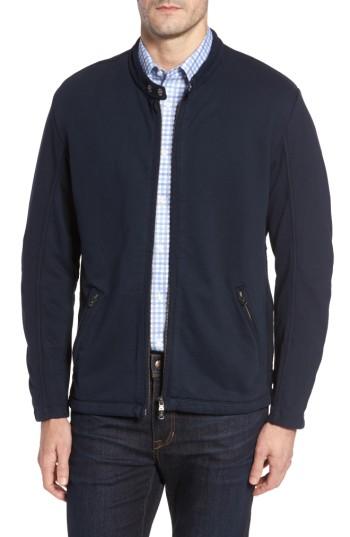 Men's Thaddeus Rhodes Motorcross Knit Jacket - Blue