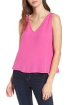 Women's Bp. Double V Swing Tank, Size - Pink