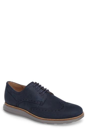 Men's Cole Haan Original Grand Wingtip W - Blue