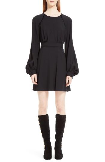 Women's Chloe Cady Bell Sleeve Dress Us / 38 Fr - Black