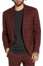 Men's Topman Thorn Slim Fit Suit Jacket R - Red