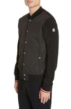 Men's Moncler Maglione Double Fabric Jacket - Black