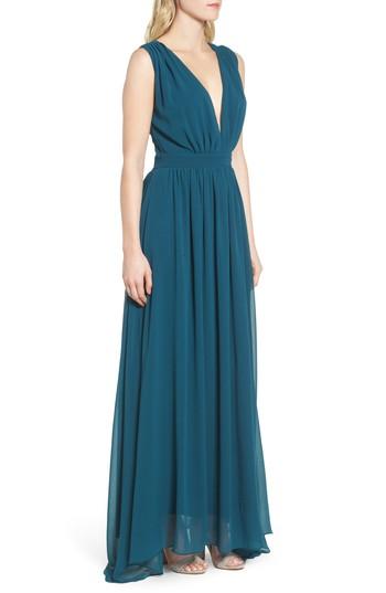 Women's Bishop + Young Plunging Maxi Dress - Blue