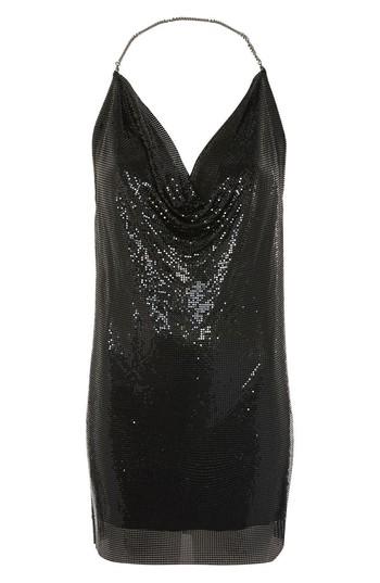 Women's Topshop Chainmail Halter Dress