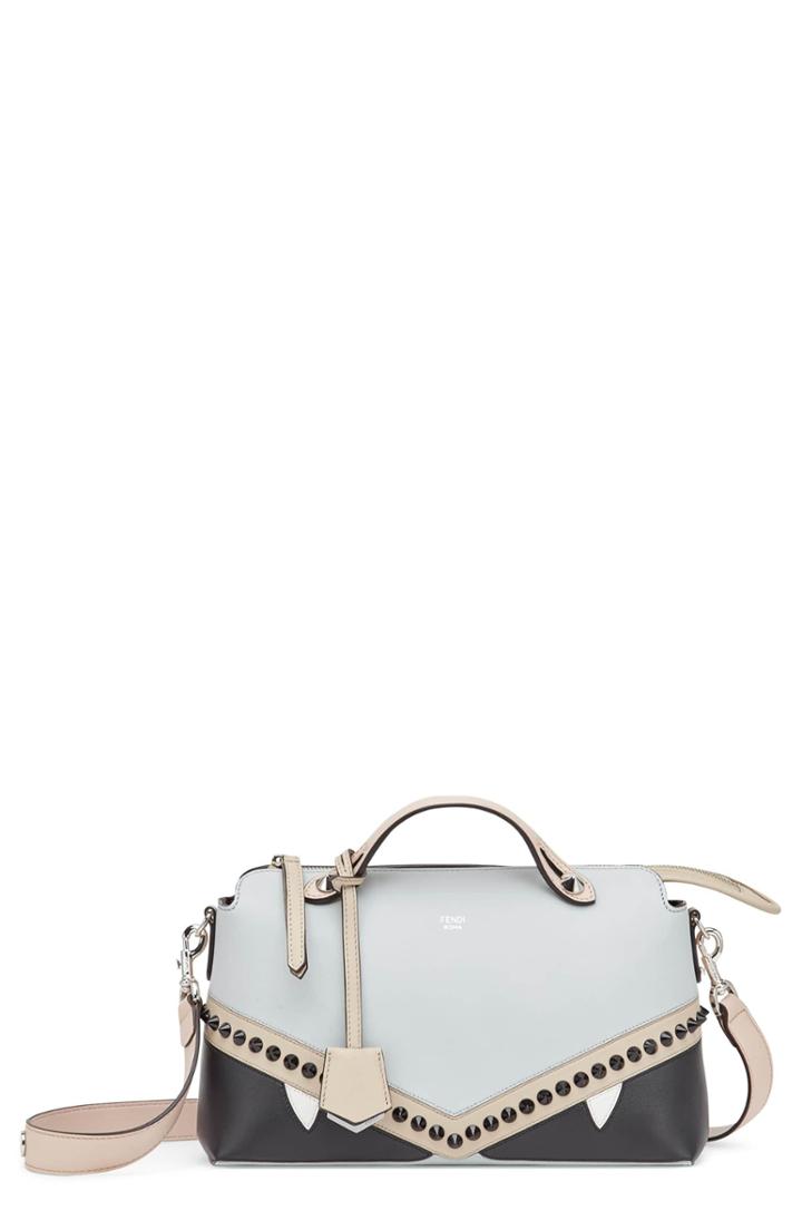 Fendi By The Way - Monster Eyes Leather Shoulder Bag -