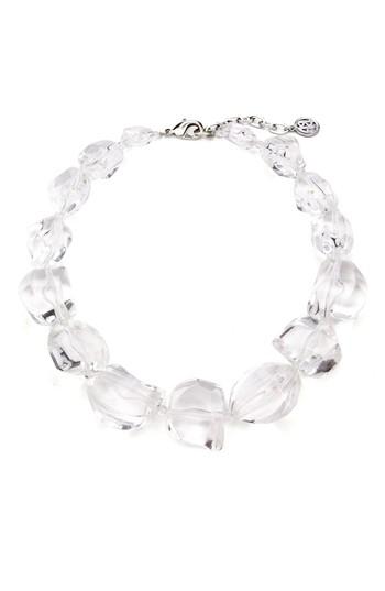 Women's Ben-amun Geometric Clear Lucite Necklace