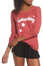 Women's Chaser Love Saturday Drape Back Pullover - Red