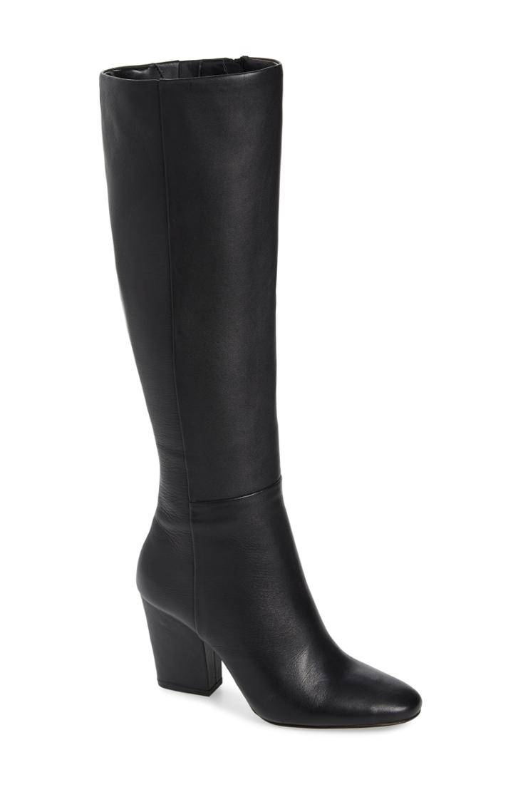 Women's Kenneth Cole New York Merrick Knee High Boot .5 M - Black