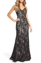 Women's Xscape Lace Slipdress - Black