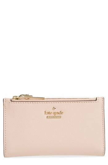 Women's Kate Spade New York Cameron Street - Mikey Leather Wallet - Pink