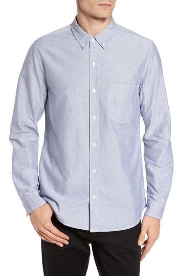 Men's Baldwin William Oxford Sport Shirt, Size - Grey