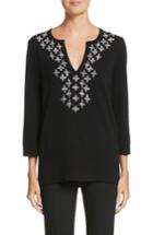 Women's Michael Kors Embellished Cashmere Tunic