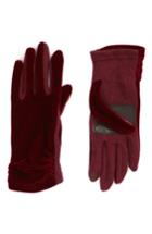 Women's Echo Classic Velvet Tech Gloves - Red