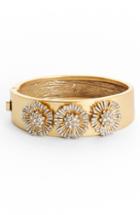 Women's Vince Camuto Flower Hinged Bangle