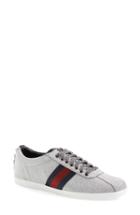 Women's Gucci Lace-up Sneaker .5us / 38.5eu - Metallic