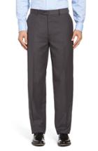 Men's Linea Naturale 'travel Genius - Hawk' Flat Front Pants - Brown