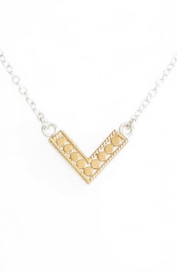 Women's Anna Beck Reversible Mini V-pendant Necklace