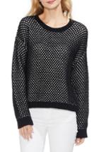 Women's Vince Camuto Textured Stitch Sweater - Black