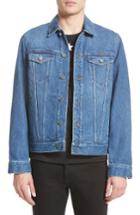 Men's Givenchy Logo Jean Jacket - Blue