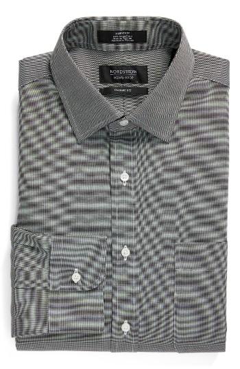 Men's Nordstrom Men's Shop Classic Fit Non-iron Solid Dress Shirt .5 36 - Grey
