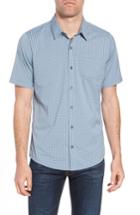 Men's Travis Mathew Gygax Fit Sport Shirt, Size Medium - Blue