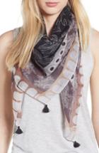 Women's Echo Deloraine Square Scarf, Size - Black