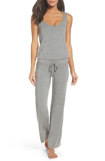 Women's Monrow French Terry Jumpsuit - Grey