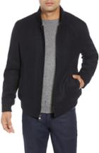 Men's Marc New York Barlow Wool Blend Bomber Jacket, Size - Blue