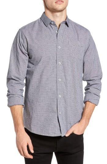 Men's Descendant Of Thieves Cross The Check Sport Shirt - Blue