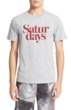 Men's Saturdays Miller Logo T-shirt