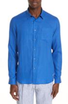 Men's Vilebrequin Linen Sport Shirt - Blue
