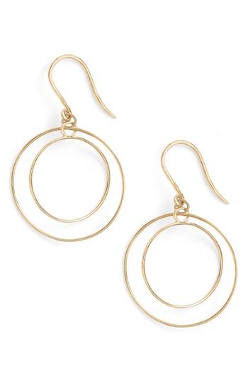 Women's Bony Levy Double Circle Orbital Drop Earrings (nordstrom Exclusive)