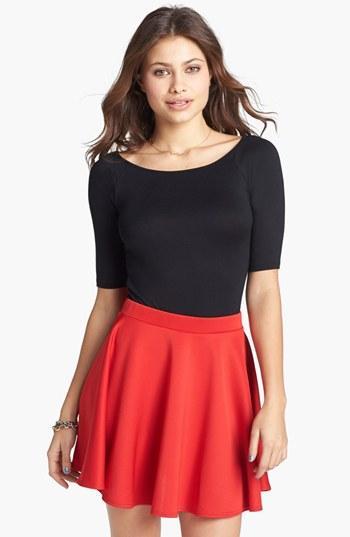 Frenchi Skater Skirt (juniors) Red