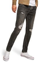 Men's Topman Stretch Skinny Fit Jeans X S - Black