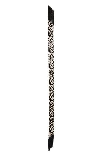 Women's Marc Jacobs Animal Print Velvet Scarf, Size - Black