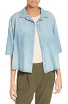 Women's The Great. The Bais Chambray Top