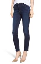 Women's Frame Le High Slit Hem Skinny Jeans - Blue
