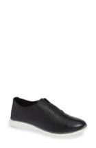 Women's Hush Puppies Tricia Perforated Slip-on Sneaker M - Black