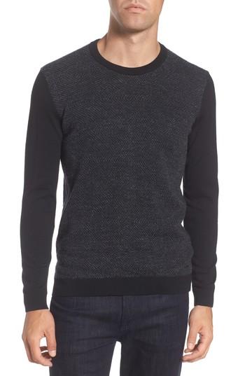 Men's Boss Notto Wool Blend Sweater - Grey