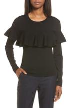 Women's Classiques Entier Layered Ruffle Sweater - Black