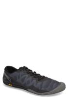 Men's Merrell Vapor Glove 3 Trail Running Shoe M - Black