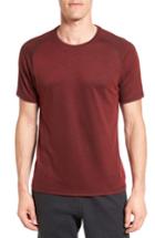 Men's Zella 'celsian' Moisture Wicking Stripe T-shirt, Size - Red