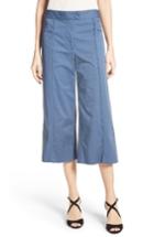 Women's Veronica Beard Cheyenne Wide Leg Crop Pants