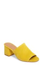 Women's Halogen Freda Slide Sandal M - Yellow