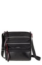 Lodis Wanda Rfid Nylon & Leather Crossbody Bag -