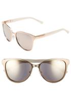 Women's Ted Baker London 56mm Modified Round Sunglasses - Gold