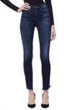 Women's Good American Good Legs Petal Hem High Waist Skinny Jeans - Blue
